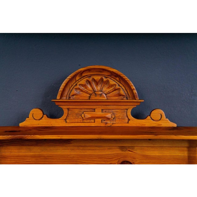 Vintage Brown Wall Shelf For Sale - Image 9 of 14