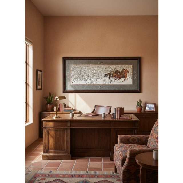 One of Bev Doolittle’s most celebrated camouflage works, Sacred Ground transforms before the viewer’s eyes, revealing...