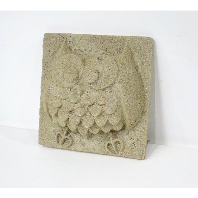 Mid-Century Modern Mid Century Owl Wall Sculpture by Barbara Field For Sale - Image 3 of 10