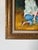 1970s Vintage E. Weight Portrait of a Girl in Landscape Oil on Canvas Painting, Framed For Sale - Image 9 of 12