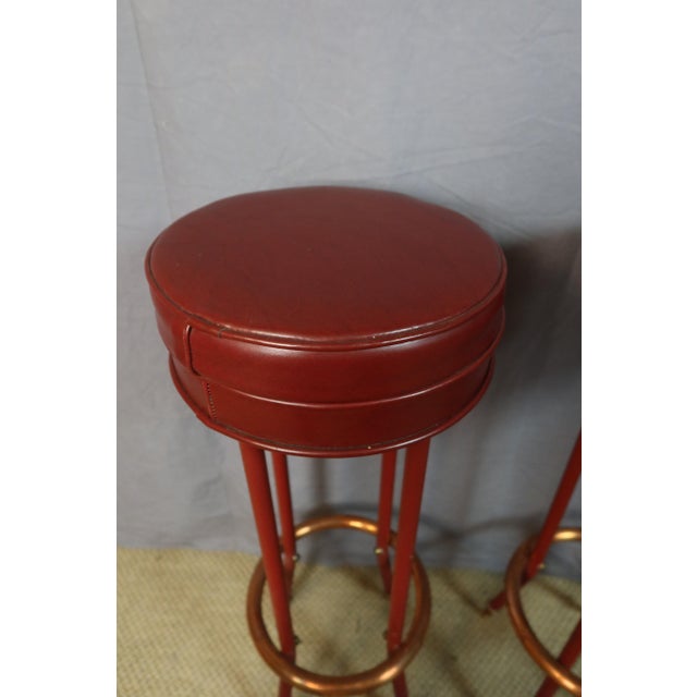 Vintage Bar Stools, 1970s, Set of 3 For Sale - Image 9 of 10