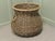 Antique Wicker Fireside Log Basket This is an excellent example of a waisted woven basket and it is in remarkably good...