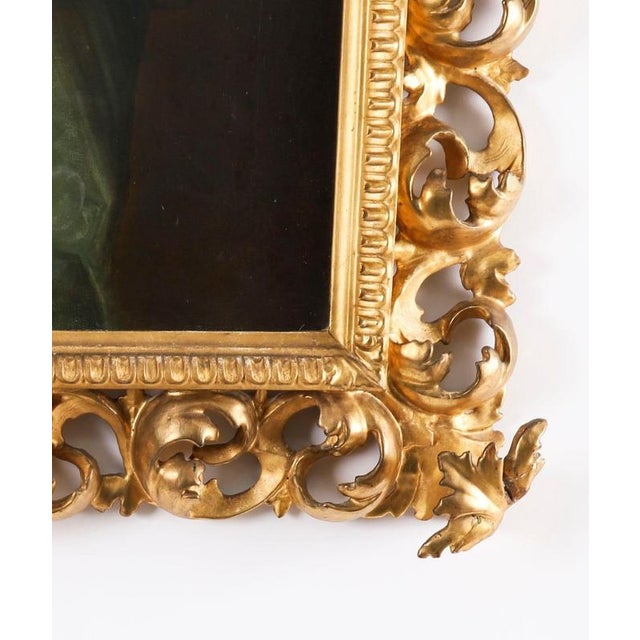 Follower of Raphael, Antique Painting of Madonna & Child, 19th Century, Oil on Canvas For Sale - Image 9 of 14