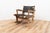 Small sling rocking chair by Angel Pazmino for Muebles de Estilo. The chair is made out of wood and features interlocking...