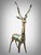 Life-Size Antelope, 1950s, Polished Bronze Sculpture For Sale - Image 14 of 18