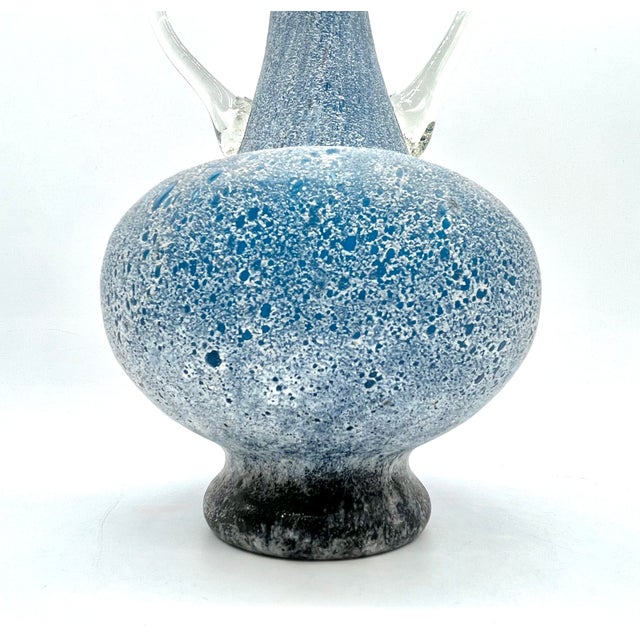 Large Etruscan Style A Scavo Murano Glass Amphora Vase, 1960s For Sale - Image 9 of 18