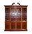 Large Georgian Style Mahogany Breakfront Bookcase For Sale - Image 3 of 18