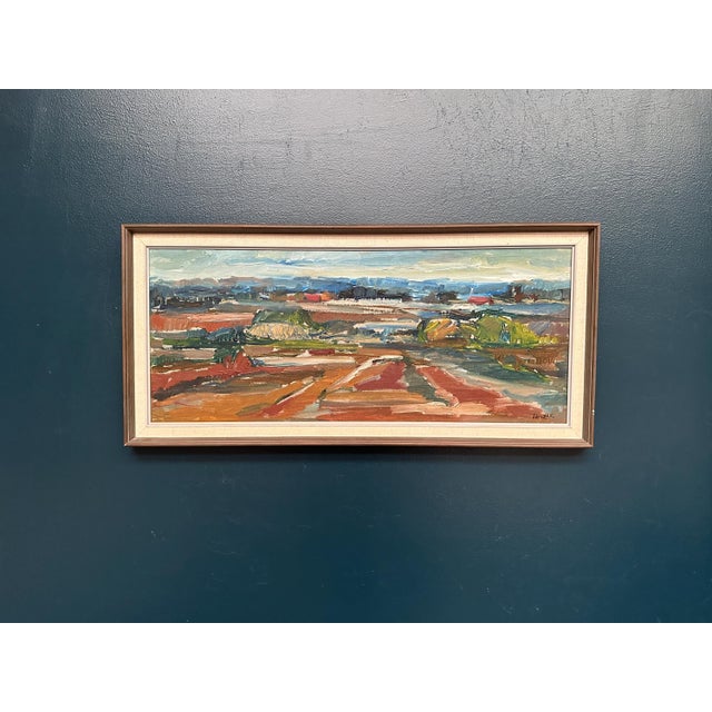 Jerzy Luczak‑Szewczyk, Landscape, 1950s, Oil on Canvas, Framed For Sale - Image 6 of 9