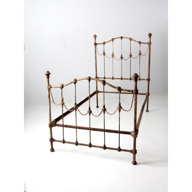 Antique Victorian Twin Bed For Sale - Image 12 of 12