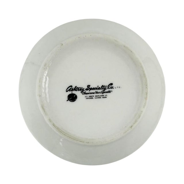 Vintage University Club Chicago Ceramic Ashtray For Sale In Washington DC - Image 6 of 9