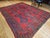 Vintage Turkish Oushak Hand-Knotted Rug, Red Geometric, Early 1900s, 9' x 11' For Sale - Image 10 of 18