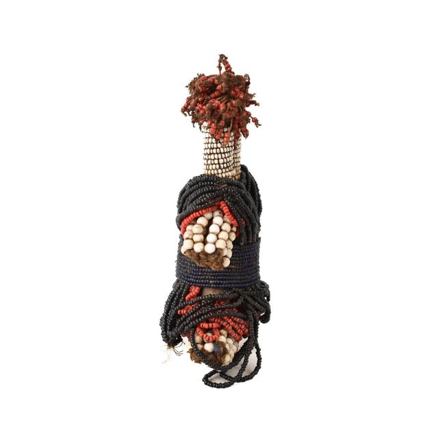 Early 20th Century Fali Beaded Fertility Doll Cameroon For Sale - Image 4 of 6