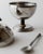 Vintage Sugar Bowl Set in Stainless Steel and Brass, 1980s, Set of 2 For Sale - Image 9 of 12