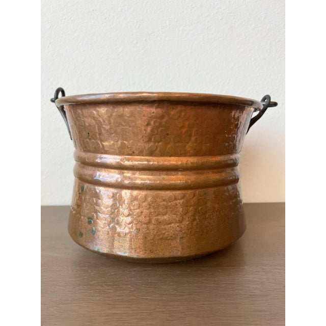 19th Century Hammered Copper Kettle Pot Chairish