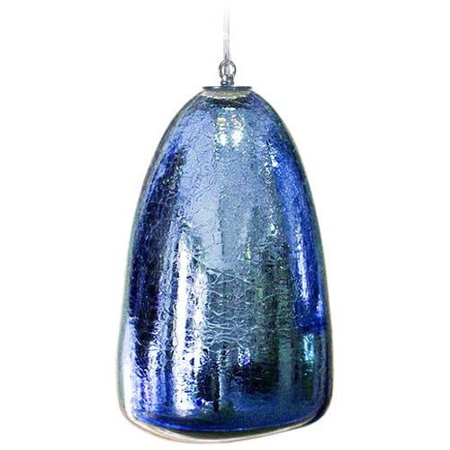 Summit Pendant Light from the Charmed Collection in Blue For Sale In New York - Image 6 of 6