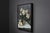Gray Contemporary Roses on Grey by Jon Doran | Oil on Panel White Roses in Glass Still Life For Sale - Image 8 of 10