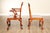 Chippendale Georgian Style Set of Eight Carved Mahogany Dining Chairs For Sale - Image 3 of 12