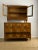 Classical Biedermeier dresser with matching glass showcases articles, Kisch tree veneer with root wood trim, original...