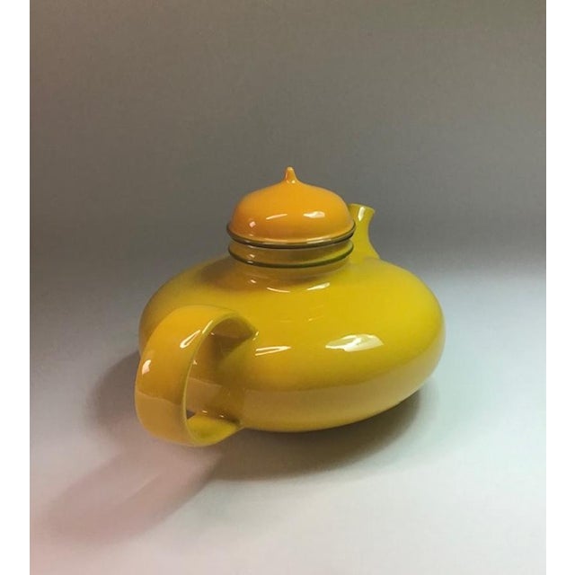 1960s Yellow Ceramic Teapot by Inger Persson for Rörstrand, 1960s For Sale - Image 5 of 11