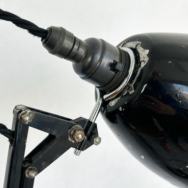 1930s Black Model 1209 Anglepoise Desk Lamp by Herbert Terry, 1930s For Sale - Image 5 of 12