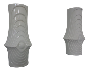 Space Age Op Art Vases from Royal KPM, 1960s, Set of 2