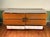 High-end 72” wide Mid-Century design Italian dresser with six drawers. Features sculpted nickel-plated metal handles and...