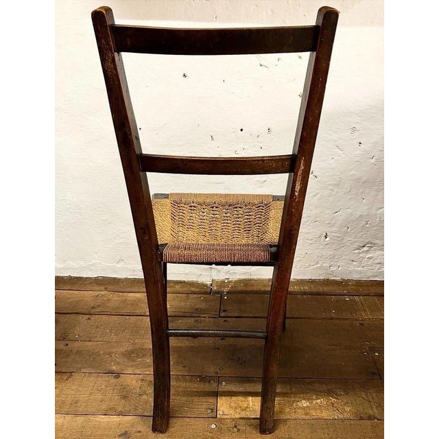 19th Century Antique Late 19th Century Walnut Occasional Chair, 1890s For Sale - Image 5 of 6