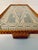 Mid 20th Century Greek Folk Art Straw Marquetry Protected Glass Serving Tray For Sale In Boise - Image 6 of 7