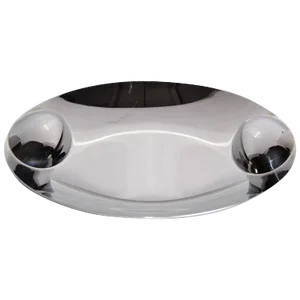 Italian Stainless Steel Plate or Bowl by Lino Sabattini