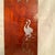 Japanese Crane Waves and Moon Brass and Silver Inlay Japanese Lacquer Wall Plaque Panel For Sale - Image 3 of 7