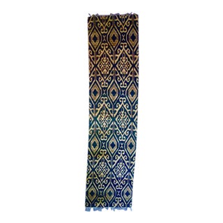 Old Indonesian Ikat Wall Hanging, Mendong Grass For Sale