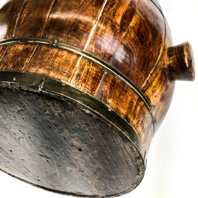 Antique Chinese Wood Rice Container Planter For Sale - Image 12 of 13