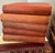Traditional Collection of Vintage Decorative Books Red Leather For Sale - Image 3 of 5