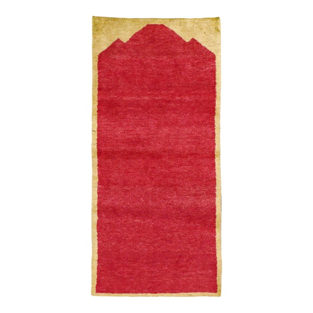 Galerie Shabab Collection Mid-20th Century Turkish Anatolian Throw Rug For Sale