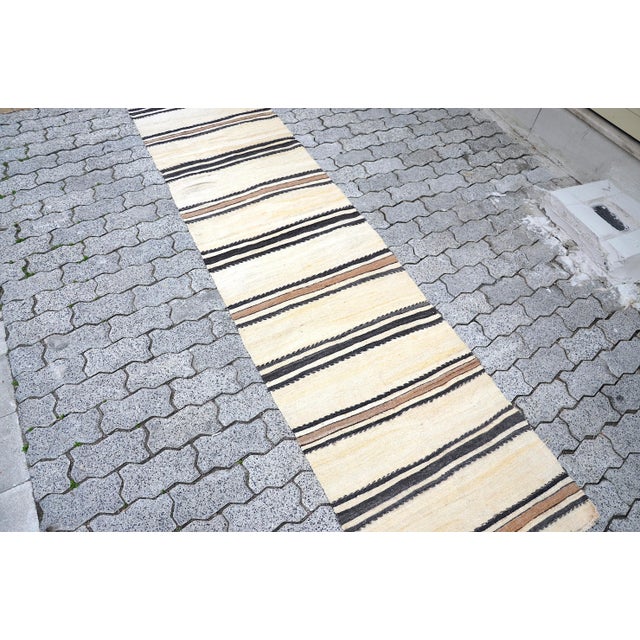 Vintage Handmade Hallway Runner For Sale - Image 6 of 11