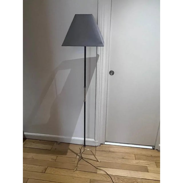 Floor Lamp in Brass & Metal, 1950s For Sale - Image 12 of 12