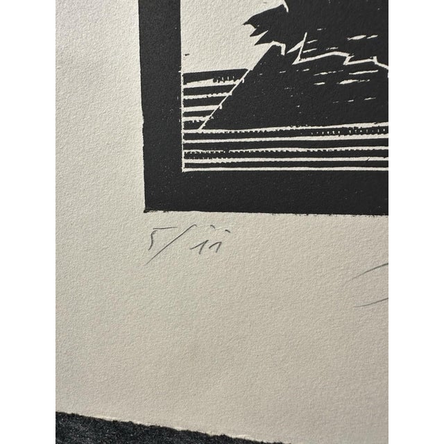 Albert Schindehütte, Figurative Composition, Woodcut For Sale - Image 9 of 11