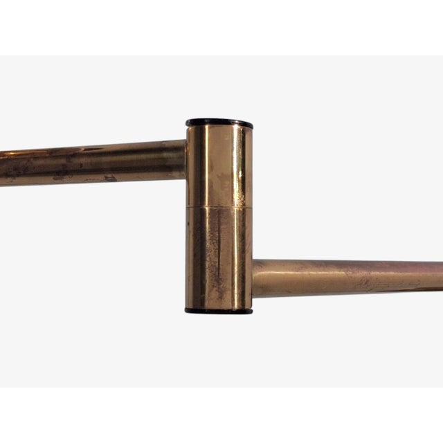 1960s Mid-Century Modern Fagerhults Belysning Ab, Articulating Wall Light, Brass For Sale - Image 12 of 14