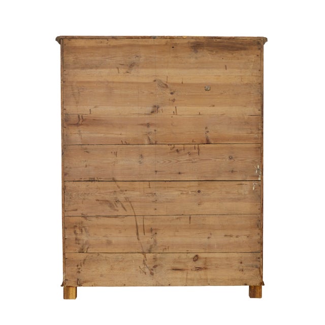 19th Century Swedish Traditional Ragwork Pine Cupboard, 1860 For Sale - Image 10 of 13