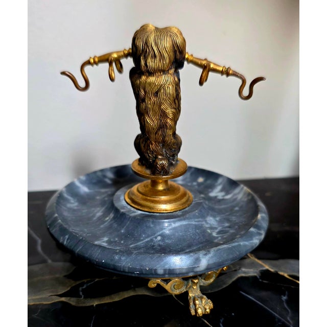 Late 19th Century Victorian Novelty Figural Pocket Watch Stand and Vide-Poche (Trinket Tray) For Sale - Image 5 of 5