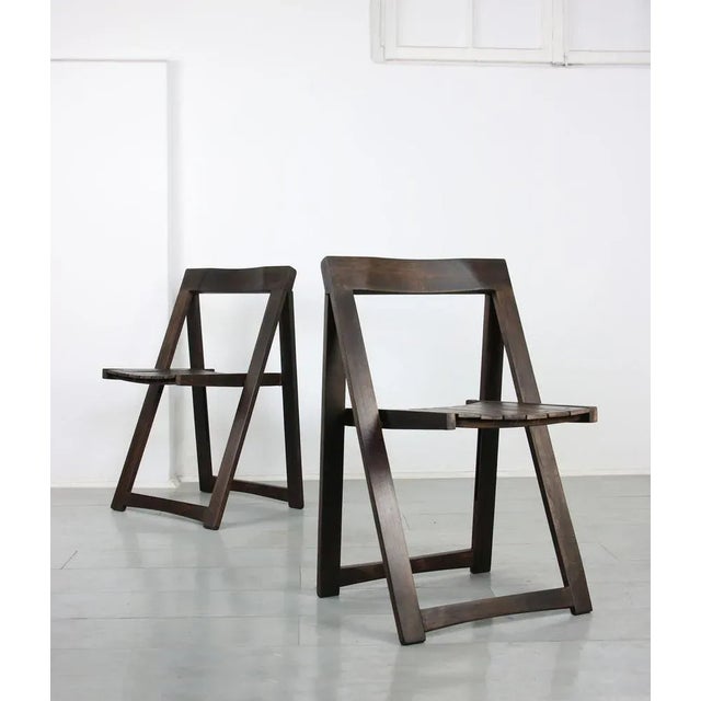 Vintage Trieste Folding Chair by Aldo Jacober for Bazzani For Sale - Image 13 of 18