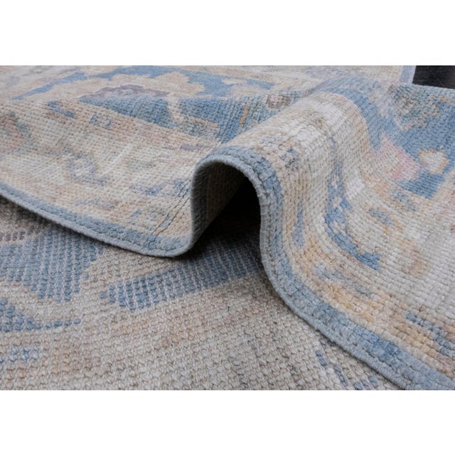 Gray Turkish Oushak Rug 2'6" x 5'1" For Sale - Image 8 of 8