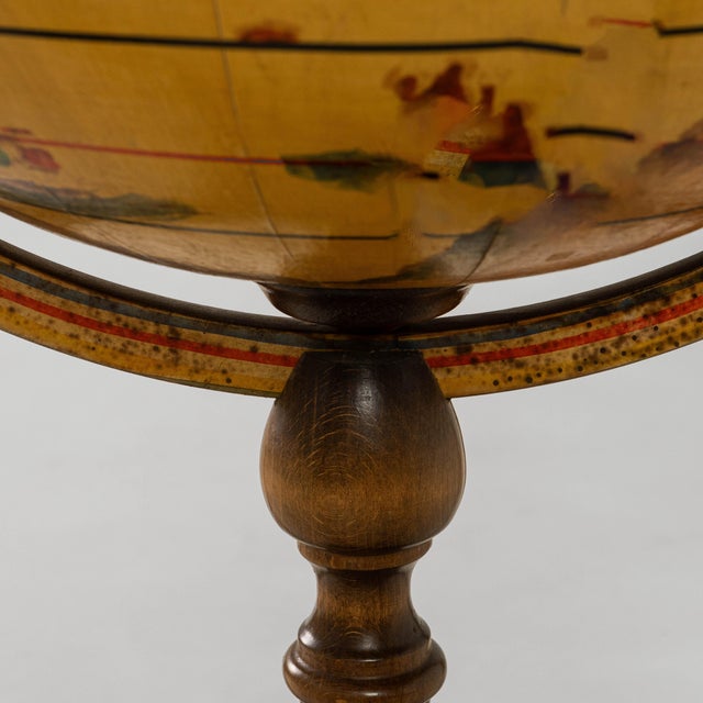 1970s French Baroque Style Globe Bar Cart With Wheels For Sale - Image 13 of 18