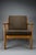 Brown GE-265 Lounge Chair in Oak and Kvadrat Wool by Hans J. Wegner for Getama, Denmark, 1992 For Sale - Image 8 of 14