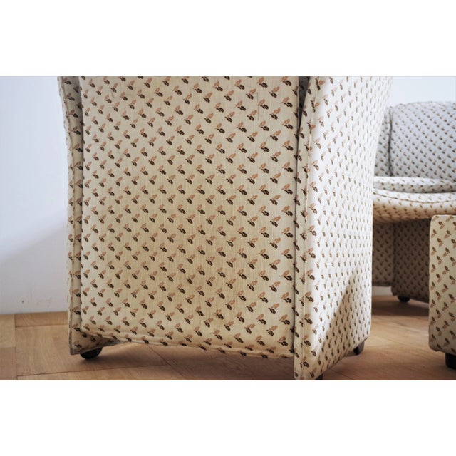 Armchairs and Coffee Table in the Style of B&B Italia, 1970s, Set of 4 For Sale - Image 16 of 18