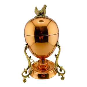 Vintage Copper & Brass Egg Coddler by Tagus, Portugal | Complete | C. 1960s