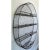 Contemporary Vintage Large, Oval Wall-Mounted Wire Shelf For Sale - Image 3 of 11