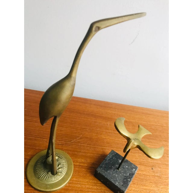 1960s Mid Century Brass Trinket Menagerie For Sale - Image 5 of 6