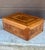 This beautiful jewelry box is made of several different contrasting veneers, including walnut and satinwood stringing. The...