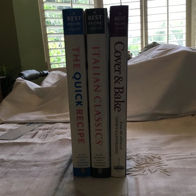 First Edition Cook Books by the Editors of Cook’s Illustrated Magazine - The Quick Recipe, Cover & Bake. Italian Classics - Set of 3 For Sale - Image 11 of 12